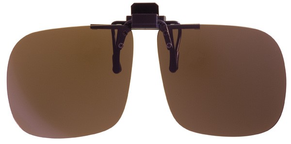 Face relevable polarisée - Grand modèle - Brun