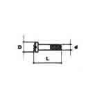 397.jpg Vis en acier inoxydable blanc - d 1.5 x D 1.9 x L 11mm