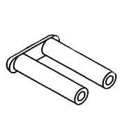 Douilles / Cavaliers - Long. : 7.4mm - ø 1.4mm